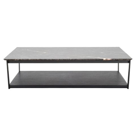 Camerich Element Marble and Steel Coffee Cocktail Table 4 Ft