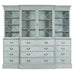 19th Century Georgian Astral Glazed Painted Bookcase with Secretary
