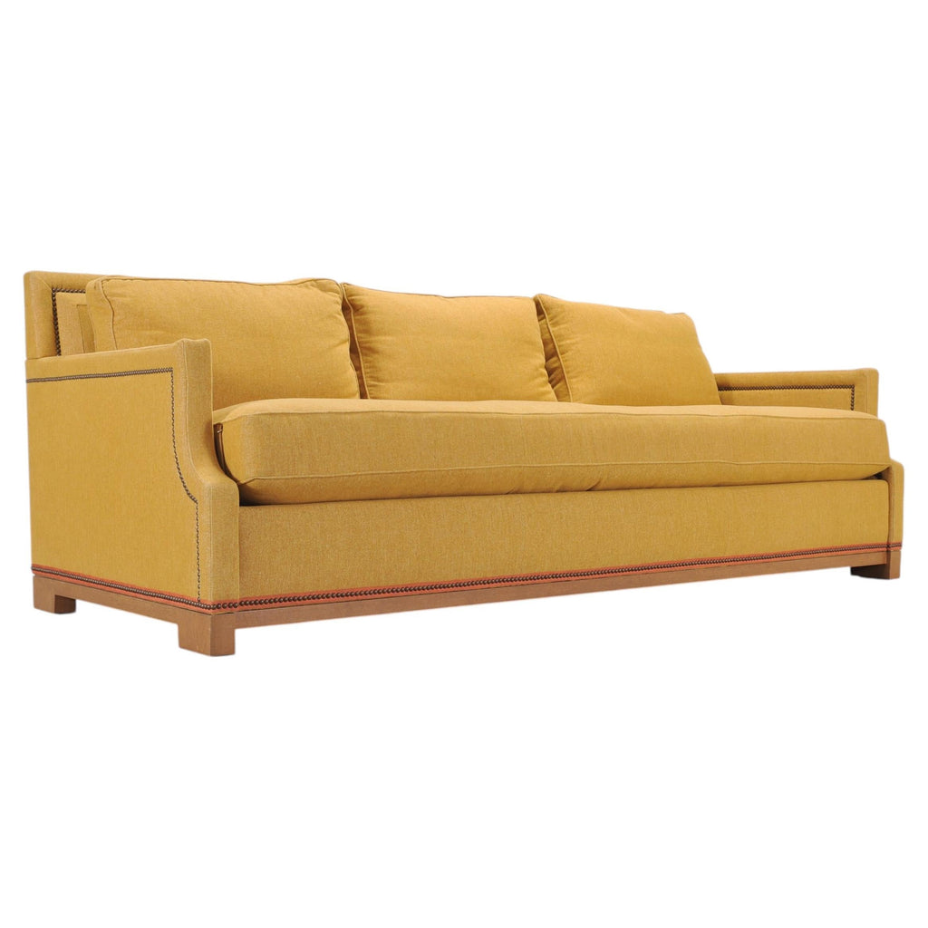 Holly Hunt for Studio H George V Sofa in Goldenrod Fabric
