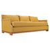 Holly Hunt for Studio H George V Sofa in Goldenrod Fabric