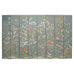 Gracie Style 8 Panel Chinoiserie Painted Wallpaper Screen 12 Ft