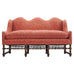 English William and Mary Baroque Style Camel Hump Back Settee