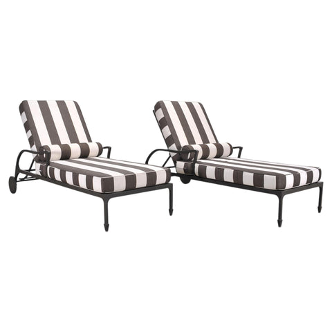 Pair of McKinnon and Harris Beaufort Sun Chaise Lounges