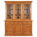 Country English Georgian Pine Bookcase Astragal Glazed Doors