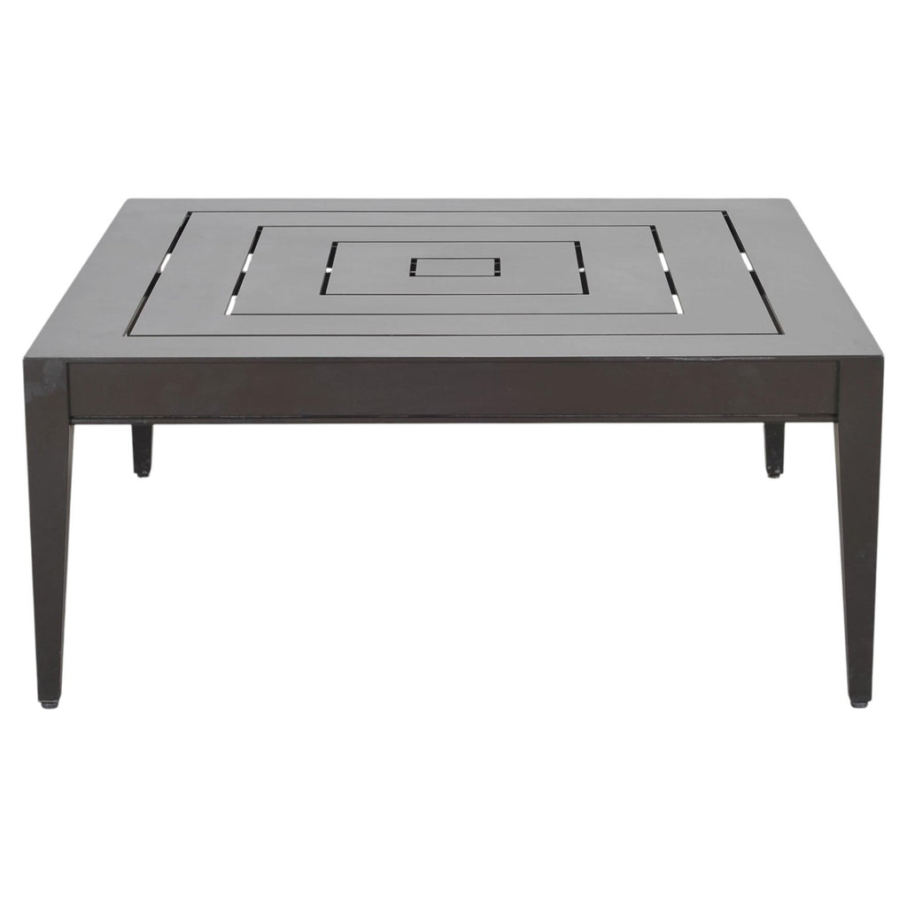 McKinnon and Harris Wyatt Square Aluminum Garden Coffee Table