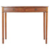 19th C. English Regency Bow Front Side Table or Small Desk