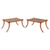 Pair of Robsjohn-Gibbings Style Walnut Klismos Rope Benches
