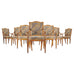 Set of Ten Minton-Spidell Rizzoli Regency Style Dining Armchairs