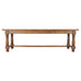 Country French Provincial Bleached Oak Farmhouse Dining Table 8 Ft