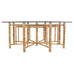 McGuire Organic Modern Octagonal Blonde Bamboo Dining Table