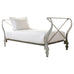 French Neoclassical Directoire Style Iron Sleigh-Form Daybed