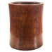 Large Chinese Export Hardwood Scholar's Brush Pot Vessel