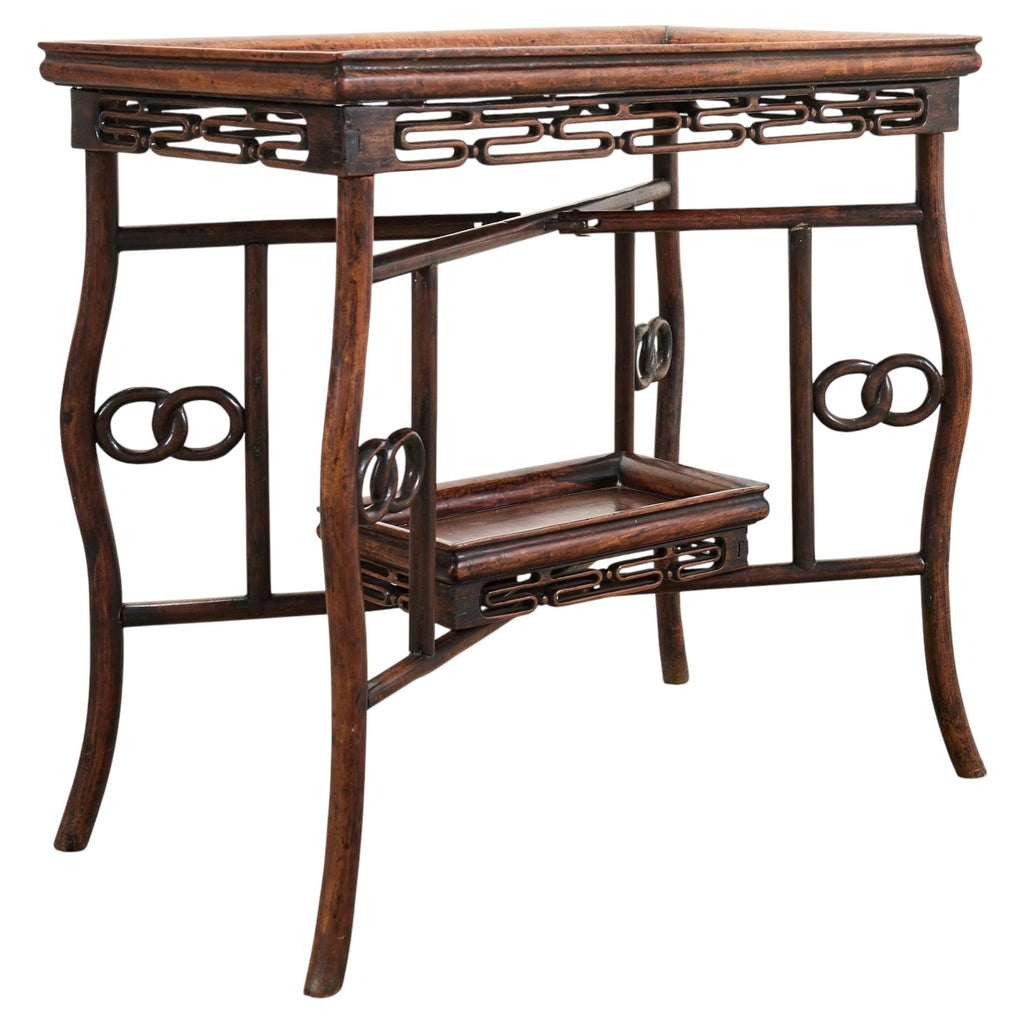 Chinese Export 20th Century Qing Dynasty Folding Tray Table