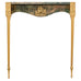 French Napoleon Empire Style Marble Bronzed Wall Console Table