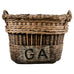 French Champagne Grape Vineyard Harvest Woven Wicker Basket