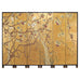 Chinese Export Flora and Fauna Gilt Coromandel Screen 8 Ft