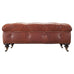 Ralph Lauren Country English Leather Writer's Ottoman 4 Ft