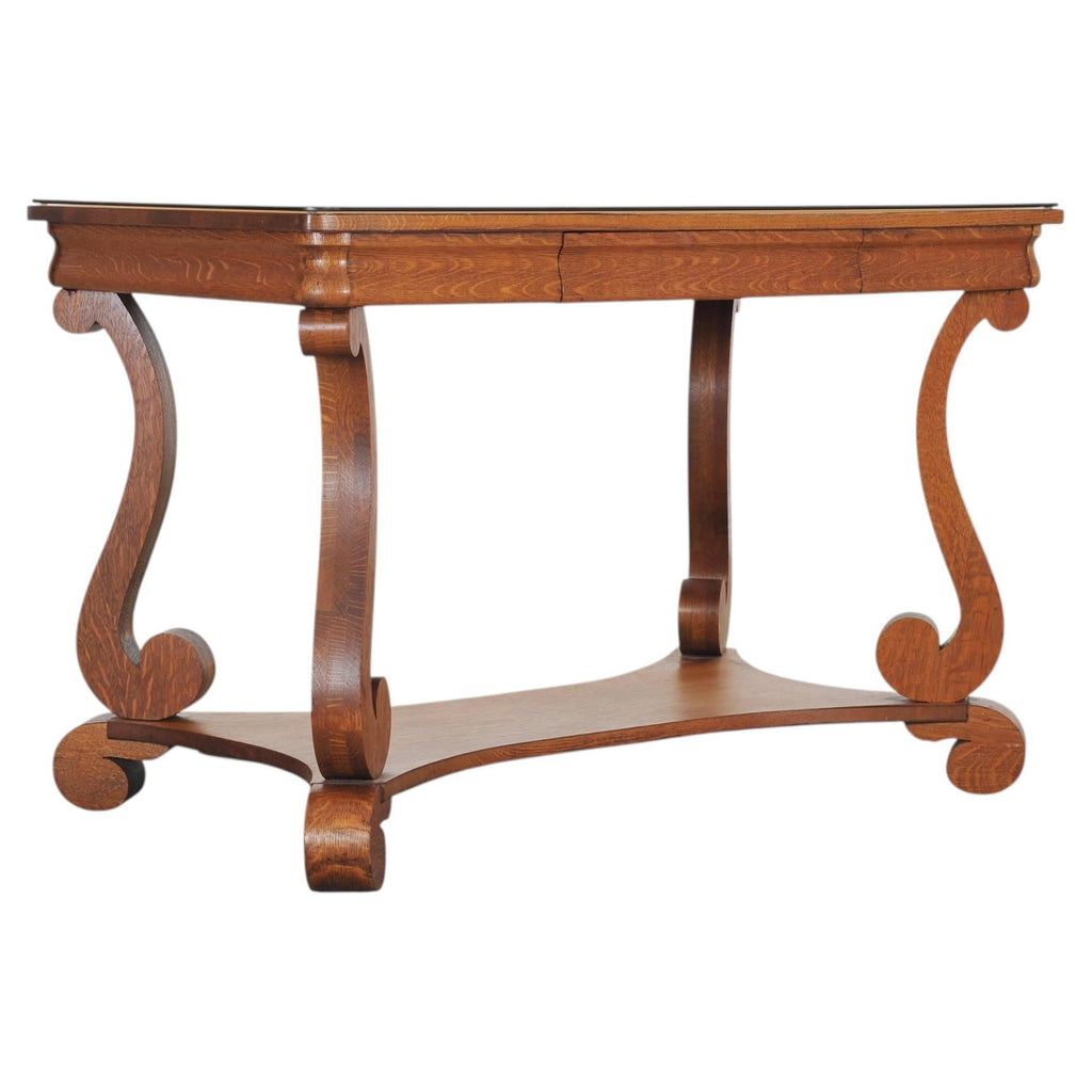 American Empire Oak Library Table from "And Just Like That…"