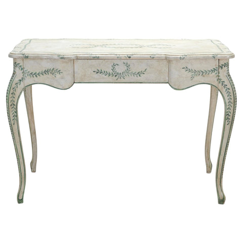 Venetian Painted Country Italian Provincial Writing Table Desk