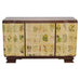 1940s Swedish Modern Nordens Flora Botanical Sideboard Cabinet