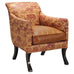 Rose Tarlow Regency Sabreleg Arm Chair with Safari Fabric