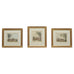 Set of 3 Josef Eidenberger Williamsburg Architectural Etchings 1977