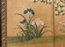 Japanese Showa Four Panel Screen Spring Flowers on Gilt