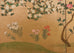 Japanese Showa Four Panel Screen Spring Flowers on Gilt