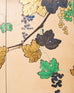 Japanese Harimaze Six Panel Screen Applied Edo Tanzaku Poems