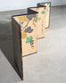 Japanese Harimaze Six Panel Screen Applied Edo Tanzaku Poems