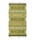 North American Navajo Style Wool Rug in Green Tones