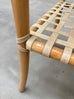 McGuire Antalya Leather Four-Tier Rattan Étagère Plant Stand