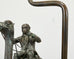 Pair of Maitland-Smith Bronze Monkey Ostrich Table Lamps