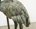 Pair of Maitland-Smith Bronze Monkey Ostrich Table Lamps
