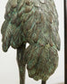 Pair of Maitland-Smith Bronze Monkey Ostrich Table Lamps