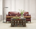 George Smith English Howard & Sons Signature Leather Sofa