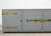 Tommi Parzinger Lacquer Marble Top Sideboard Credenza 10 Ft