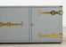 Tommi Parzinger Lacquer Marble Top Sideboard Credenza 10 Ft