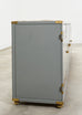 Tommi Parzinger Lacquer Marble Top Sideboard Credenza 10 Ft