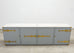 Tommi Parzinger Lacquer Marble Top Sideboard Credenza 10 Ft