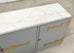 Tommi Parzinger Lacquer Marble Top Sideboard Credenza 10 Ft