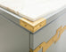 Tommi Parzinger Lacquer Marble Top Sideboard Credenza 10 Ft