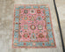 Jewel Toned Modern Turkish Oushak Rug