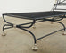 Set of Six Formations Neoclassical Style Iron Estate Chaise Longues