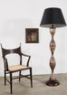 Midcentury Scandinavian Modern Mobach Style Pottery Floor Lamp