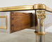 John Vesey Steel Bronze Neoclassical Style Library Table Desk