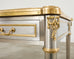 John Vesey Steel Bronze Neoclassical Style Library Table Desk