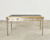 John Vesey Steel Bronze Neoclassical Style Library Table Desk
