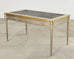 John Vesey Steel Bronze Neoclassical Style Library Table Desk