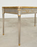John Vesey Steel Bronze Neoclassical Style Library Table Desk